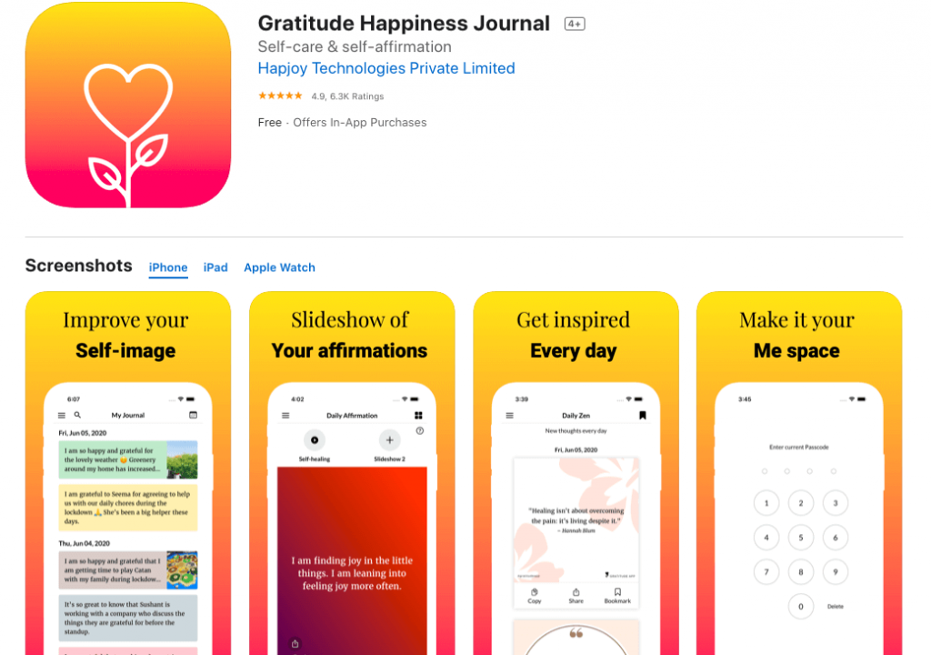 best gratitude journal apps