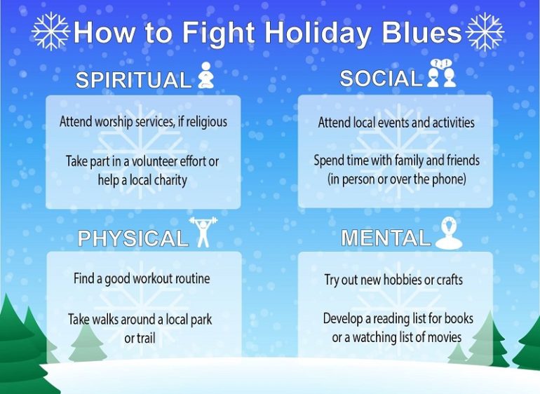 50+ Effective Ways To Beat The Holiday Blues