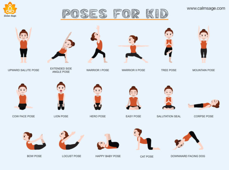 Yoga For Kids! Calming Yoga Poses For Kids & Their Benefits