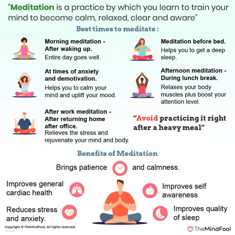 When Is The Best Time To Do Meditation? | When To Meditate (And When To ...