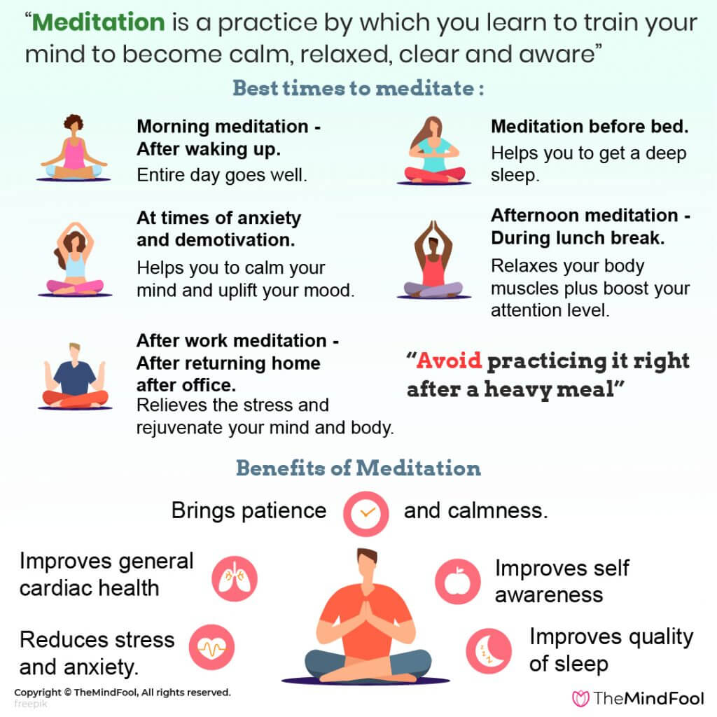 When Is The Best Time To Do Meditation When To Meditate And When To 