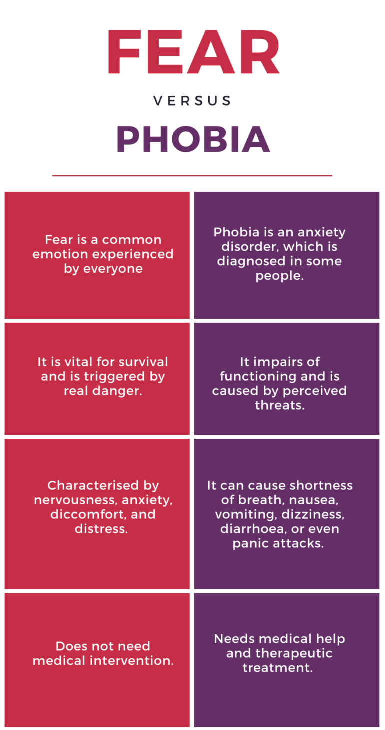 Fear Vs Phobia What s The Difference 